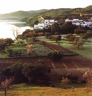 Alcoutim on the Guadiana River, Algarve, Portugal