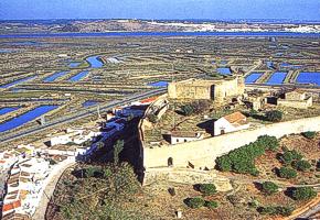 Castro Marim aerial view, Algarve, Portugal