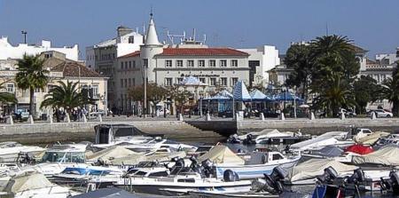Faro cityscape, Algarve Portugal