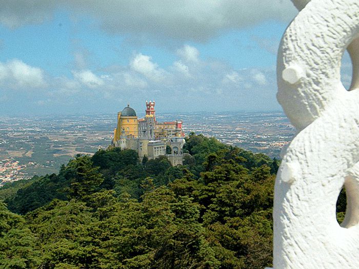 Pena Palace viewed from Cruz Alta