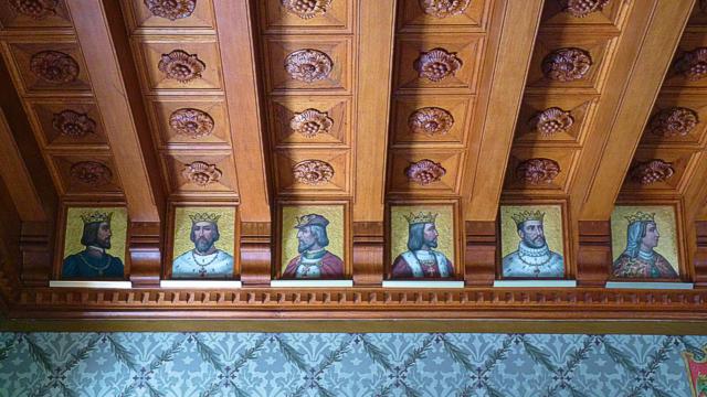 Ceiling of the Kings Room in the Quinta da Regaleira